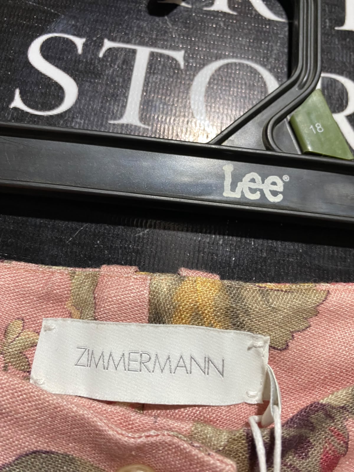 ZIMMERMANN |S| WAIST 26| B48| FLORAL PRINT WIDE-LEG LINEN PANTS IN DUSTY ROSE MULTI