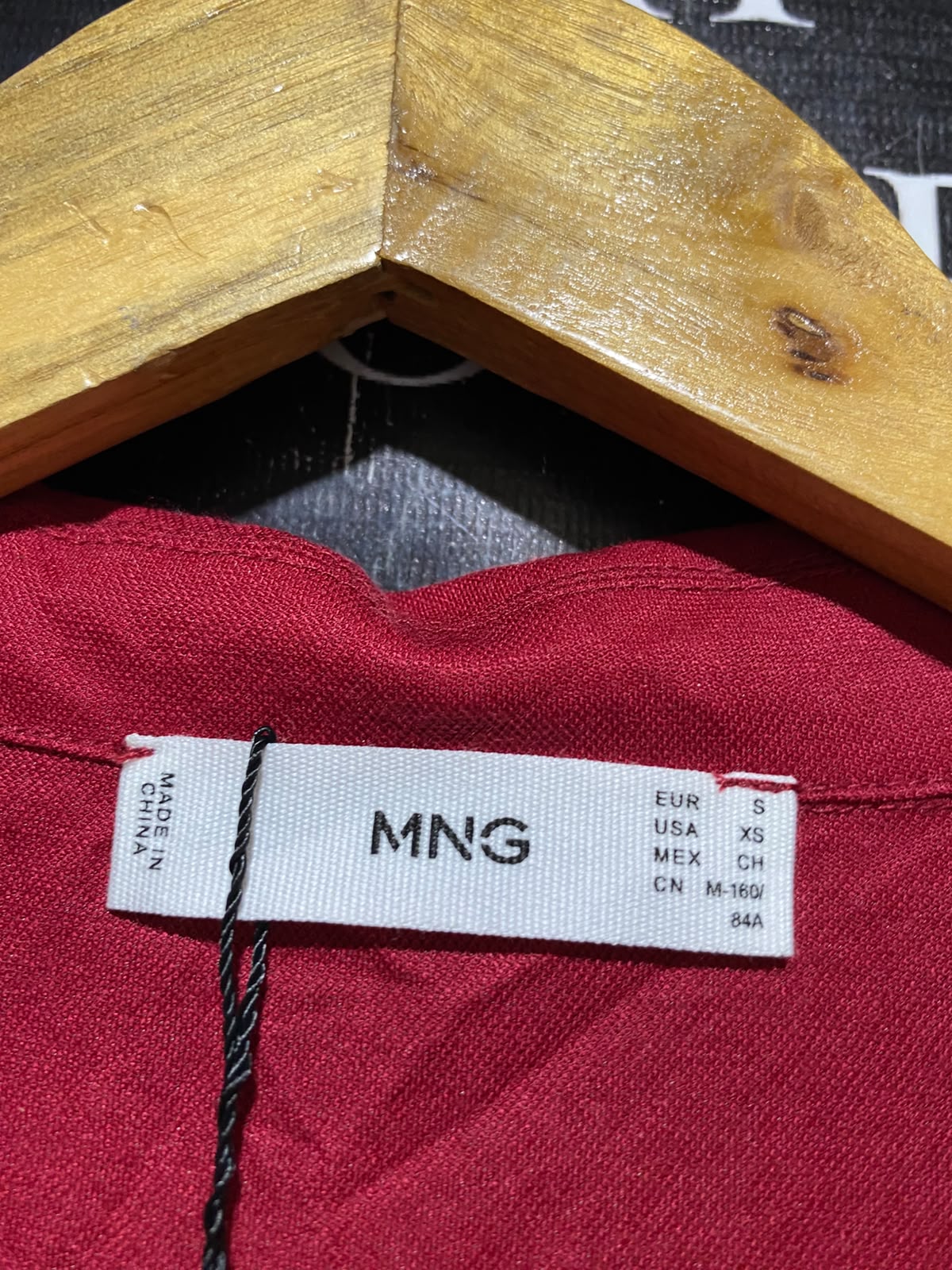 MANGO |XS| BUST FREE| B48| SLEEK CHERRY RED BELTED LAPEL JUMPSUIT