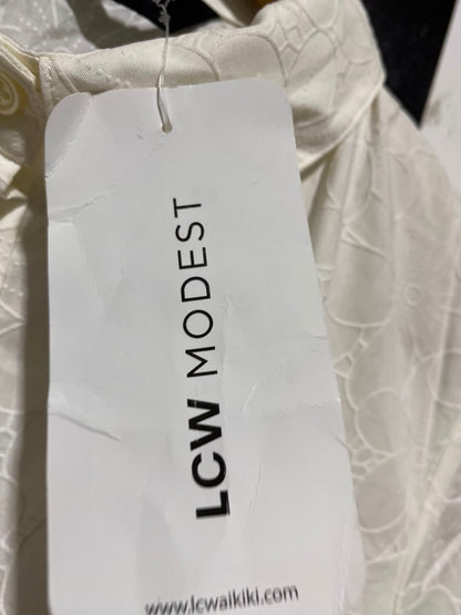 LCW MODEST |L| BUST 19| B48| EMBROIDERED BELTED MAXI SHIRT DRESS