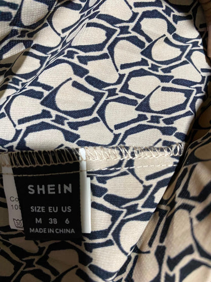 SHEIN |M| BUST 19| B48| GEOMETRIC CHAIN LINK HIGH-NECK MIDI DRESS