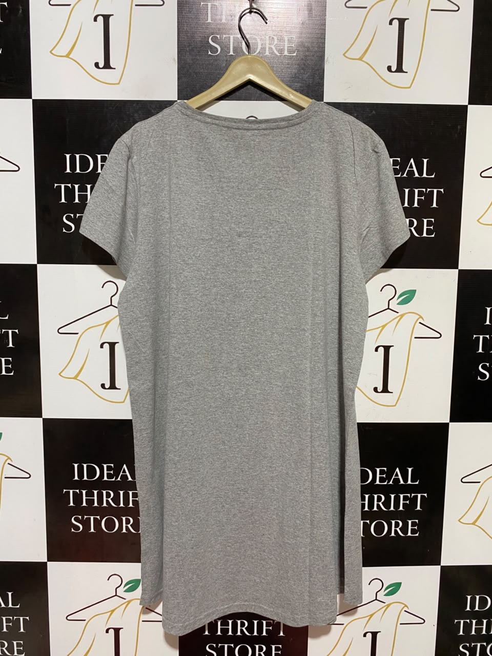 LOVE TO LOUNGE |XL| BUST 23| B47| GREY SLOGAN NIGHT DRESS