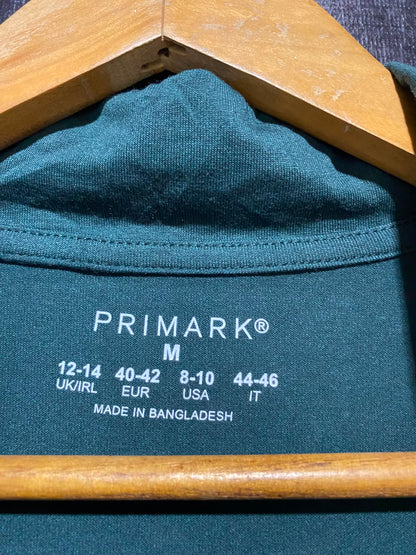 PRIMARK |M| B47| EMERALD DARK GREEN BUTTON-DOWN LONG SLEEVE TOP & LOUNGE PANTS
