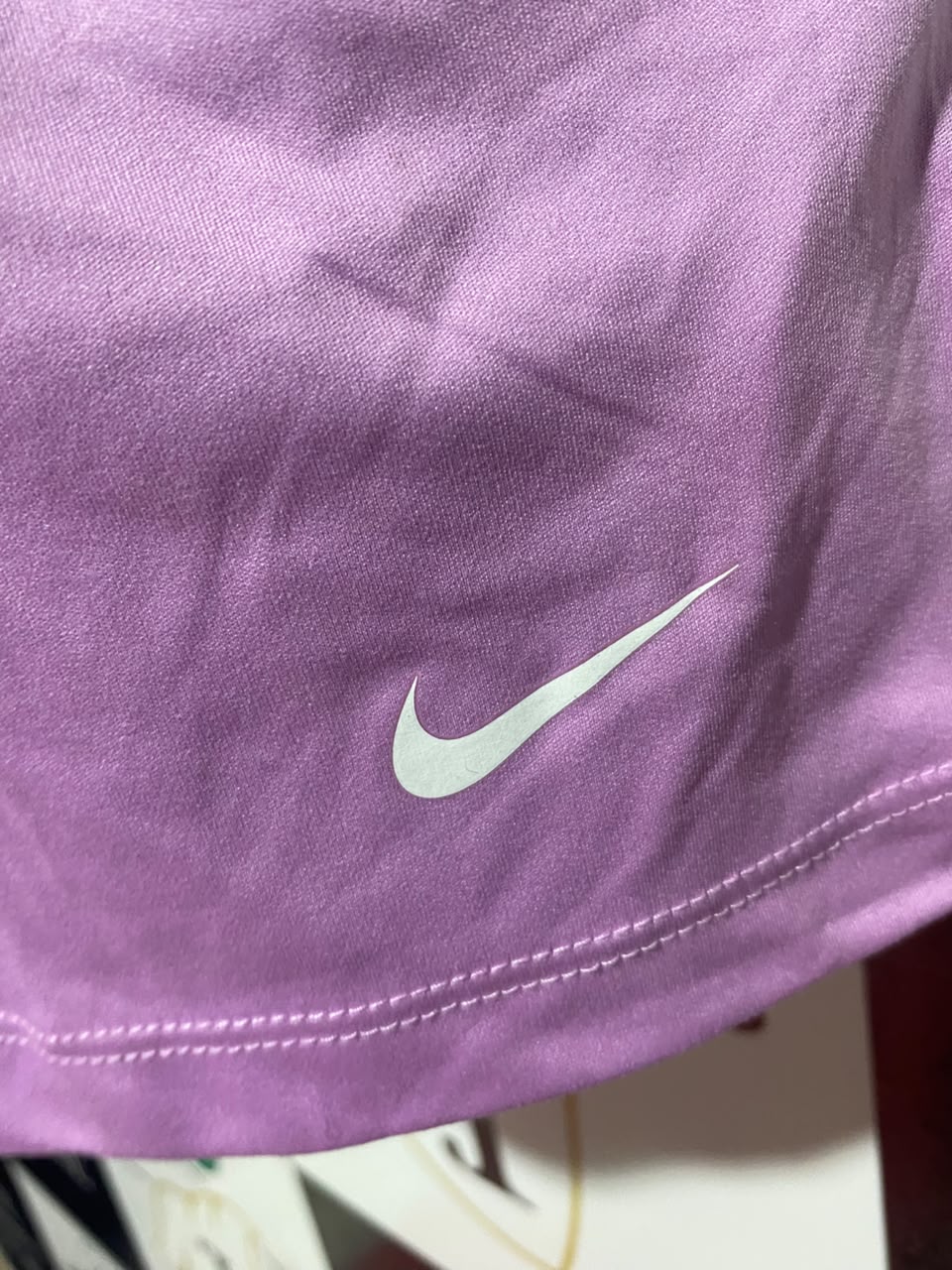 NIKE |XS| BUST 15| B47| PINK LOGO STRAP DRY-FIT TRAINING VEST
