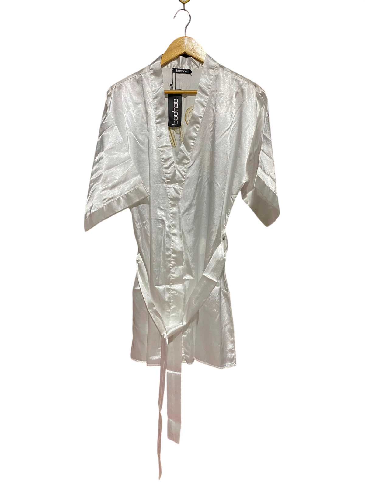 BOOHOO |M| BUST 21| B49| SLEEVE LUXURY LOUNGEWEAR BRIDAL DRESSING GOWN