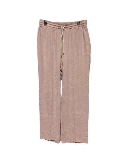 TU WOMAN |L| WAIST 32| B49| DUSTY PINK WIDE LEG LOUNGE PANTS