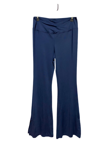SHEIN |L| WAIST 31| B49| NAVY BLUE CROSSOVER FLARE LEGGINGS