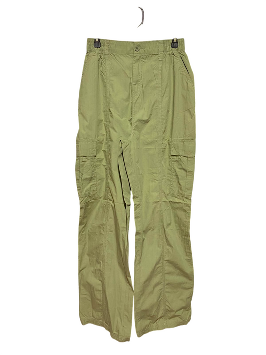 PRIMARK CARES |S| WAIST 26| B49| SAGE GREEN WIDE LEG CARGO PANTS