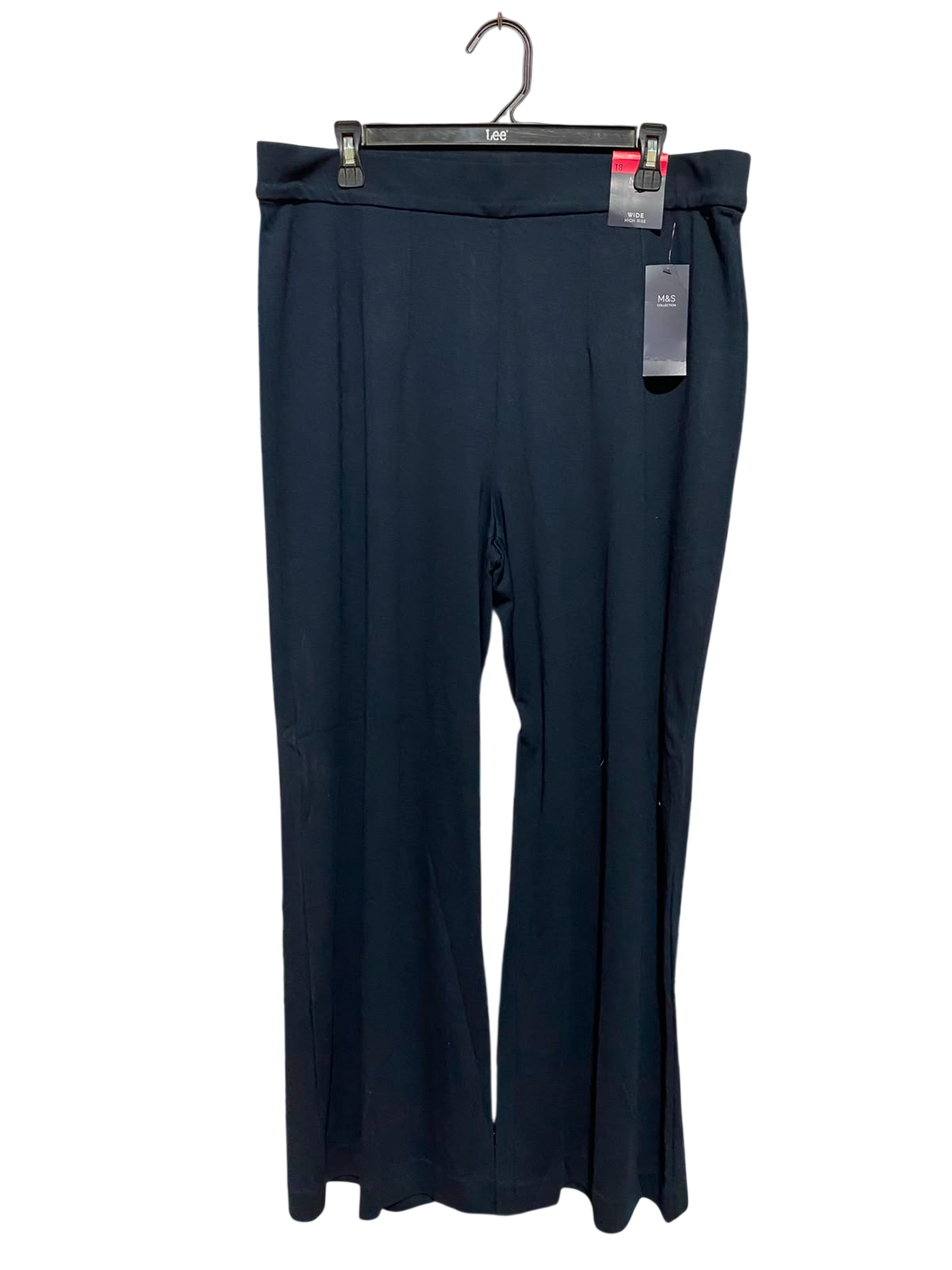 M&S |XXL| WAIST 36| B49| HIGH RISE BLACK CLASSIC SMART TROUSERS