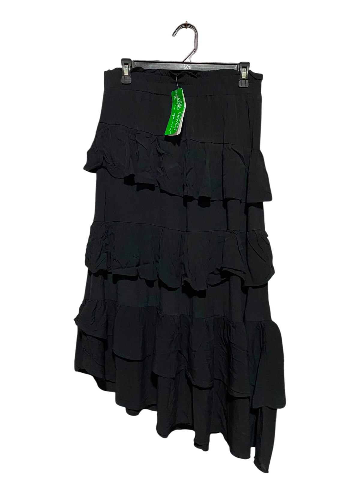 ECO VERO |M| WAIST 28| B49| HIGH WASTED ASYMMETRIC BOHO LONG SKIRT