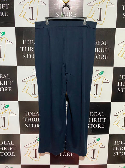 M&S |XXL| WAIST 36| B49| HIGH RISE BLACK CLASSIC SMART TROUSERS