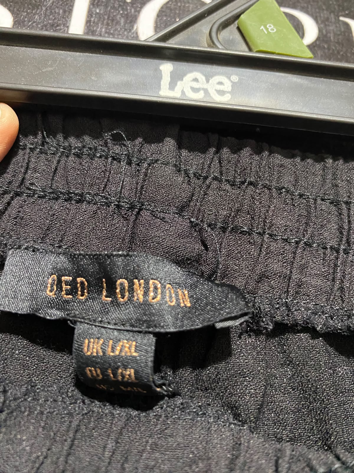OED LONDON |M| WAIST 28| B49| HIGH WAISTED DRAWSTRING LIGHTWEIGHT TROUSERS