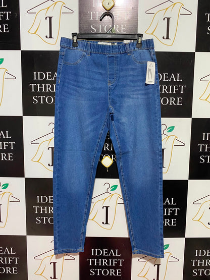 INFINITY |L| WAIST 32| B49| COMFORT STRETCH SLIM FIT DENIM PULL-ON PANTS