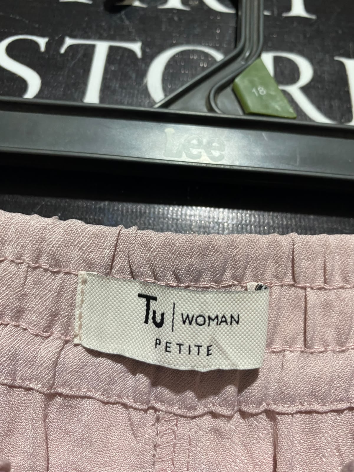 TU WOMAN |L| WAIST 32| B49| DUSTY PINK WIDE LEG LOUNGE PANTS
