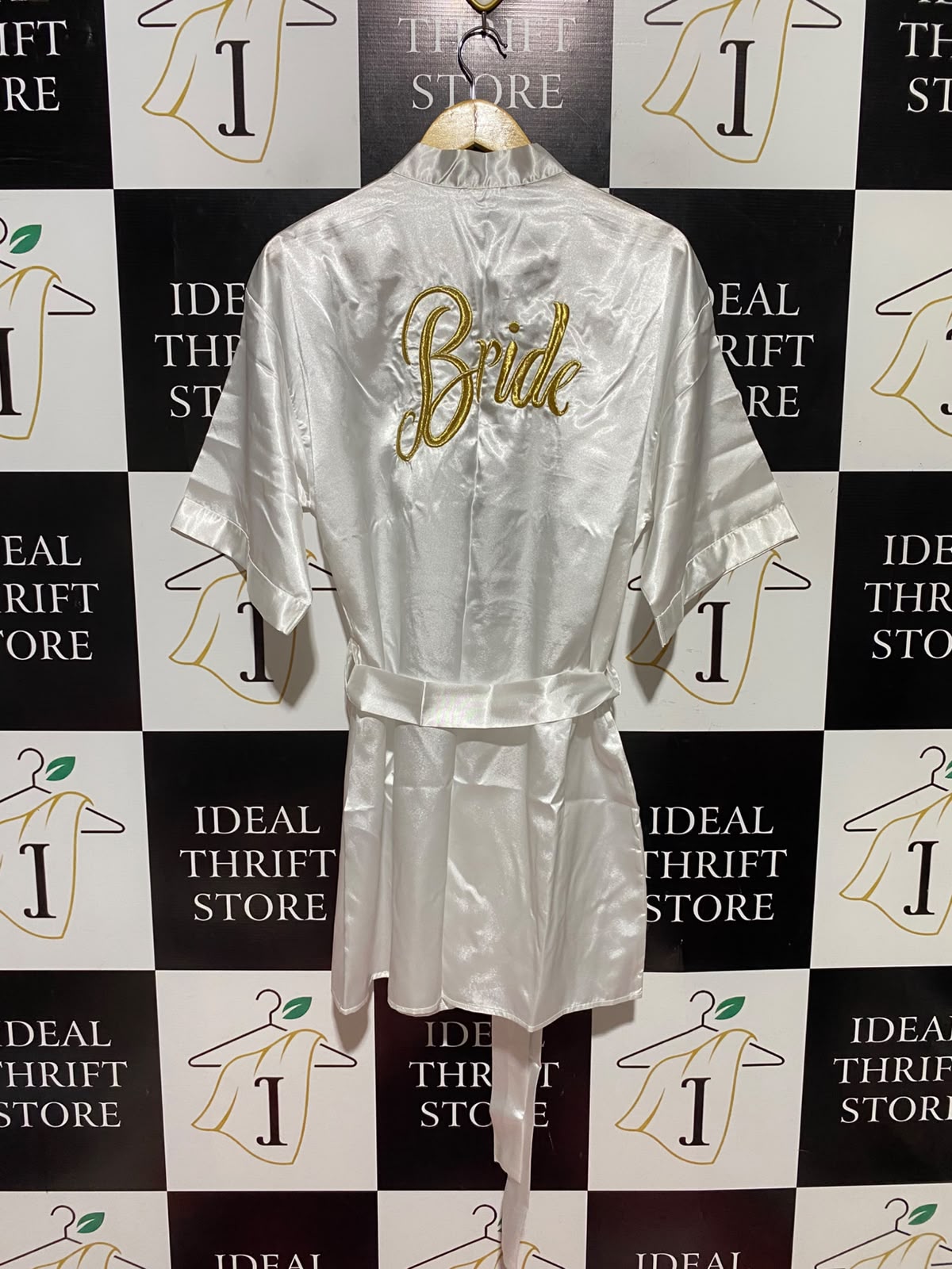 BOOHOO |M| BUST 21| B49| SLEEVE LUXURY LOUNGEWEAR BRIDAL DRESSING GOWN