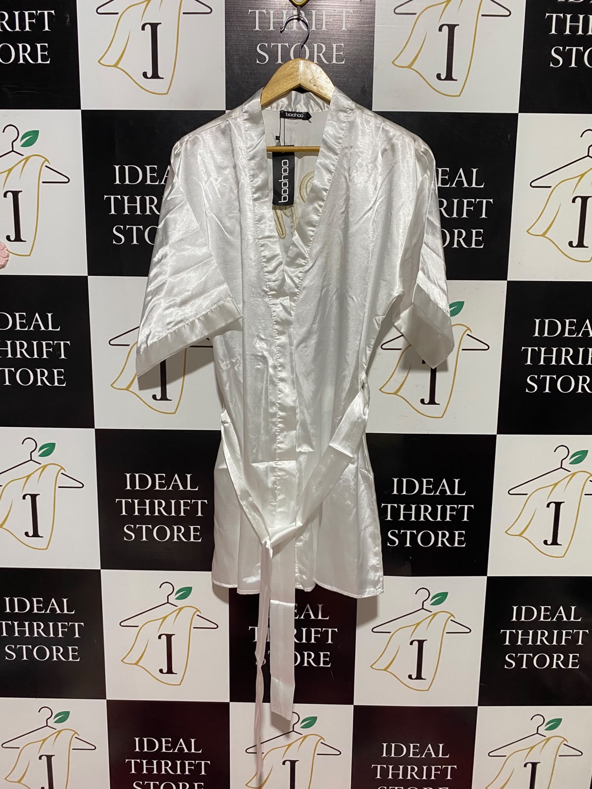 BOOHOO |M| BUST 21| B49| SLEEVE LUXURY LOUNGEWEAR BRIDAL DRESSING GOWN