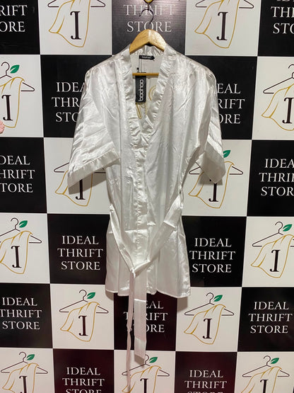 BOOHOO |M| BUST 21| B49| SLEEVE LUXURY LOUNGEWEAR BRIDAL DRESSING GOWN