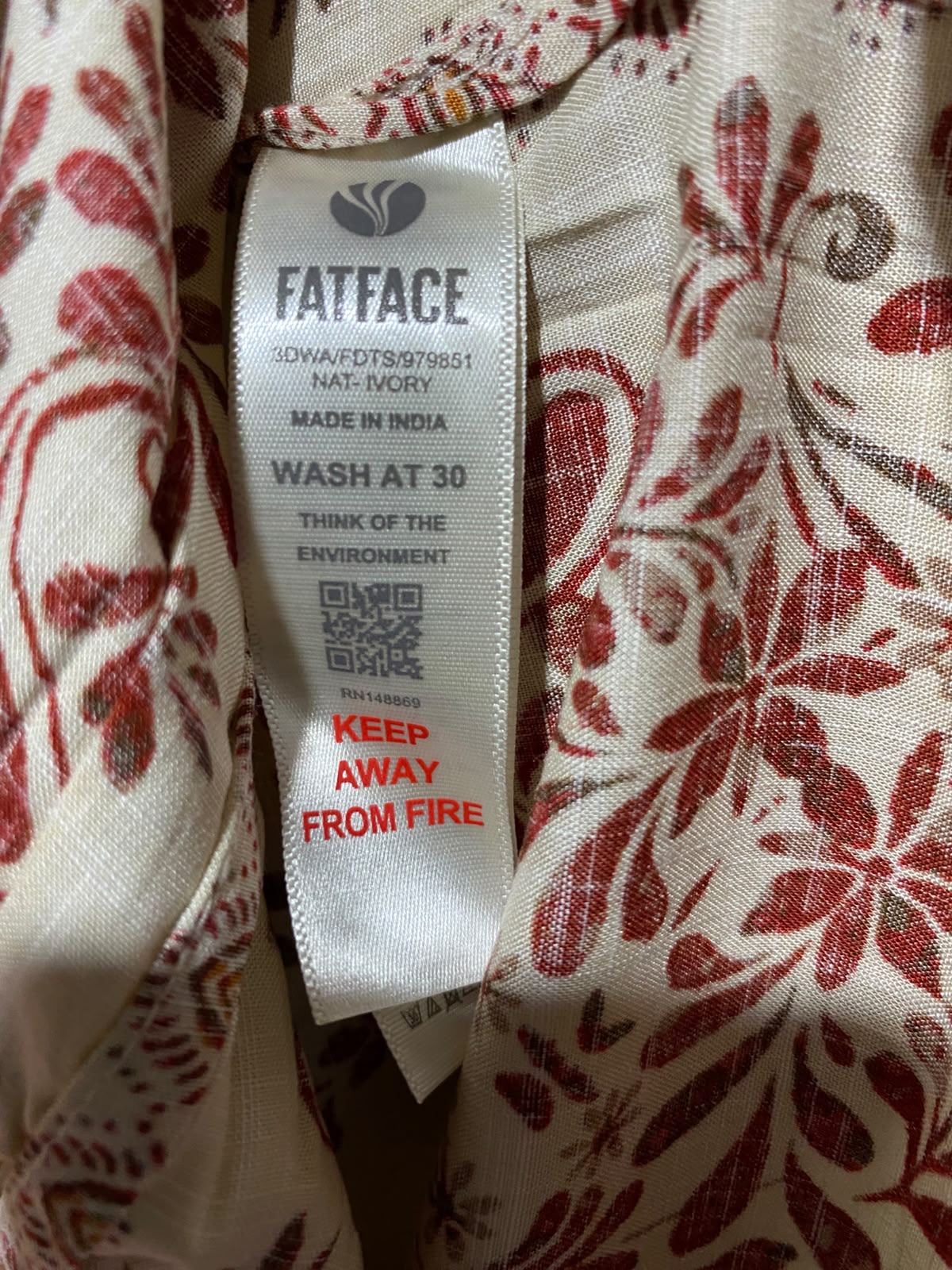 FATFACE |M| BUST FREE| B49| BOHO PAISLEY PRINT MAXI DRESS WITH DEEP V-NECK AND SIDE-TIE DRAWSTRING DETAILS