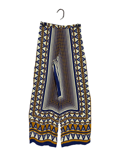 TOP SHOP |S| WAIST 26| B50| GEOMETRIC PRINT WIDE-LEG PALAZZO PANTS