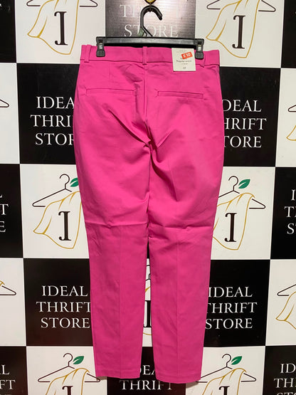 H&M |L| WAIST 30| B50| HOT PINK TAILORED STRAIGHT-LEG TROUSERS