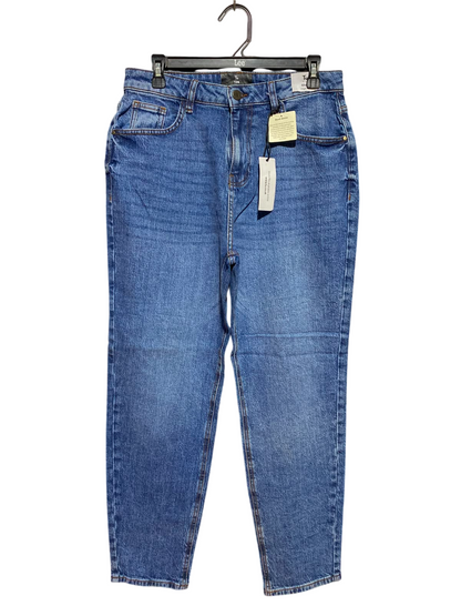 TU WOMAN |L| WAIST 30| A1| HIGH-WAISTED MOM JEANS IN MEDIUM BLUE WASH