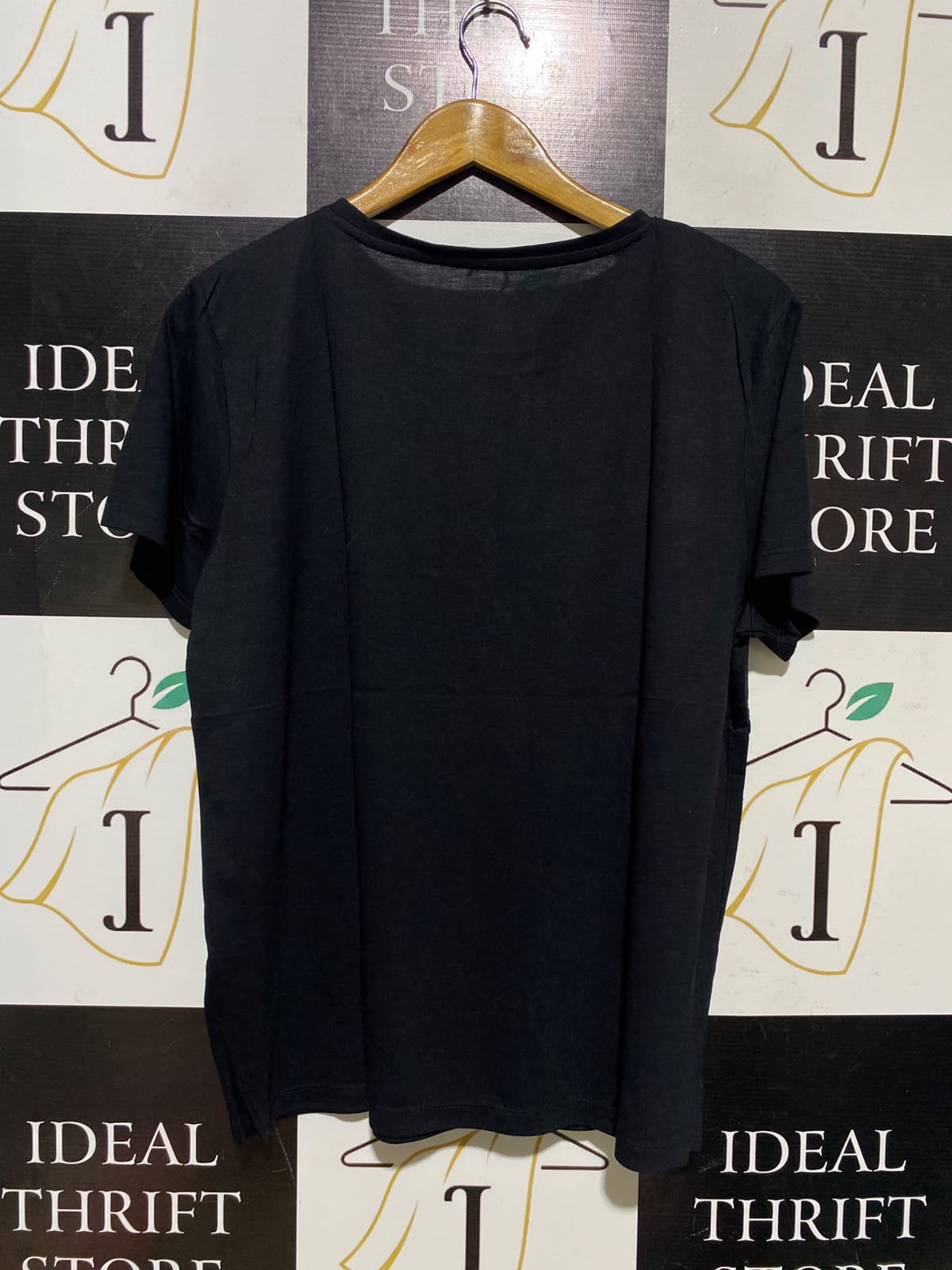 M&S |L| BUTS 14 | A1| BLACK SHORT SLEEVE CREW NECK T-SHIRT