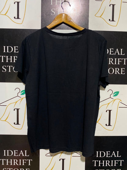 M&S |L| BUTS 14 | A1| BLACK SHORT SLEEVE CREW NECK T-SHIRT