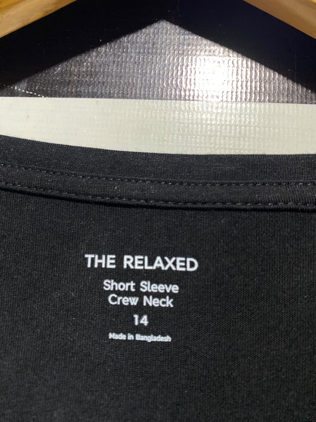 M&S |L| BUTS 14 | A1| BLACK SHORT SLEEVE CREW NECK T-SHIRT