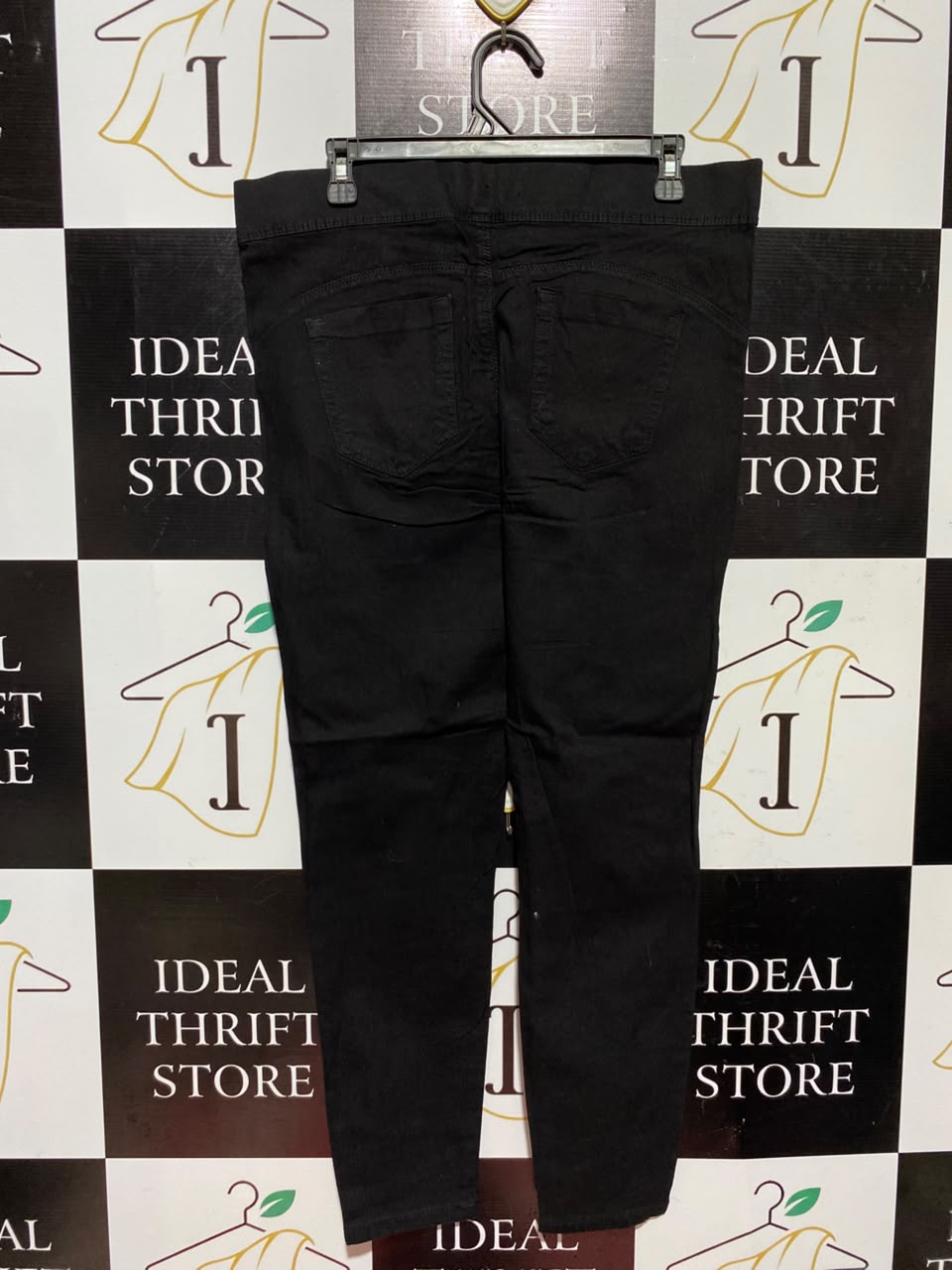 DENIM CO |XXL| WAIST 35| A1| WOMEN'S BLACK SKINNY JEGGINGS, NEW WITH TAGS