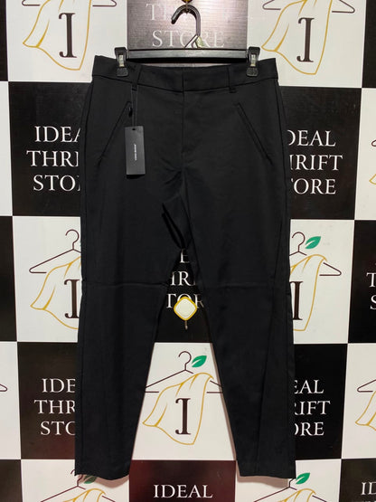 VERO MODA |L| WAIST 30| A1| WOMEN'S BLACK SLIM FIT ANKLE TROUSERS, NEW WITH TAGS