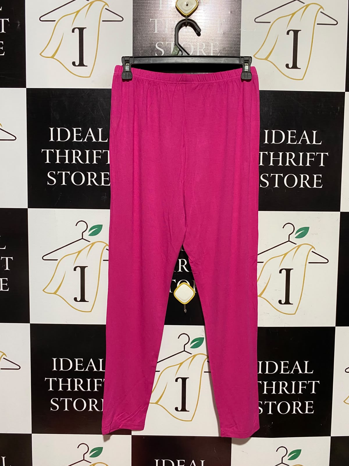 CAPSULE |S| WAIST 27| A2| HOT PINK HIGH-WAISTED STRETCH LEGGINGS NWT