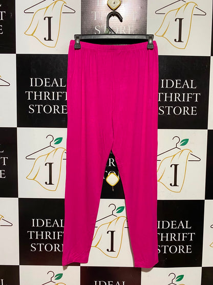 CAPSULE |S| WAIST 27| A2| HOT PINK HIGH-WAISTED STRETCH LEGGINGS NWT