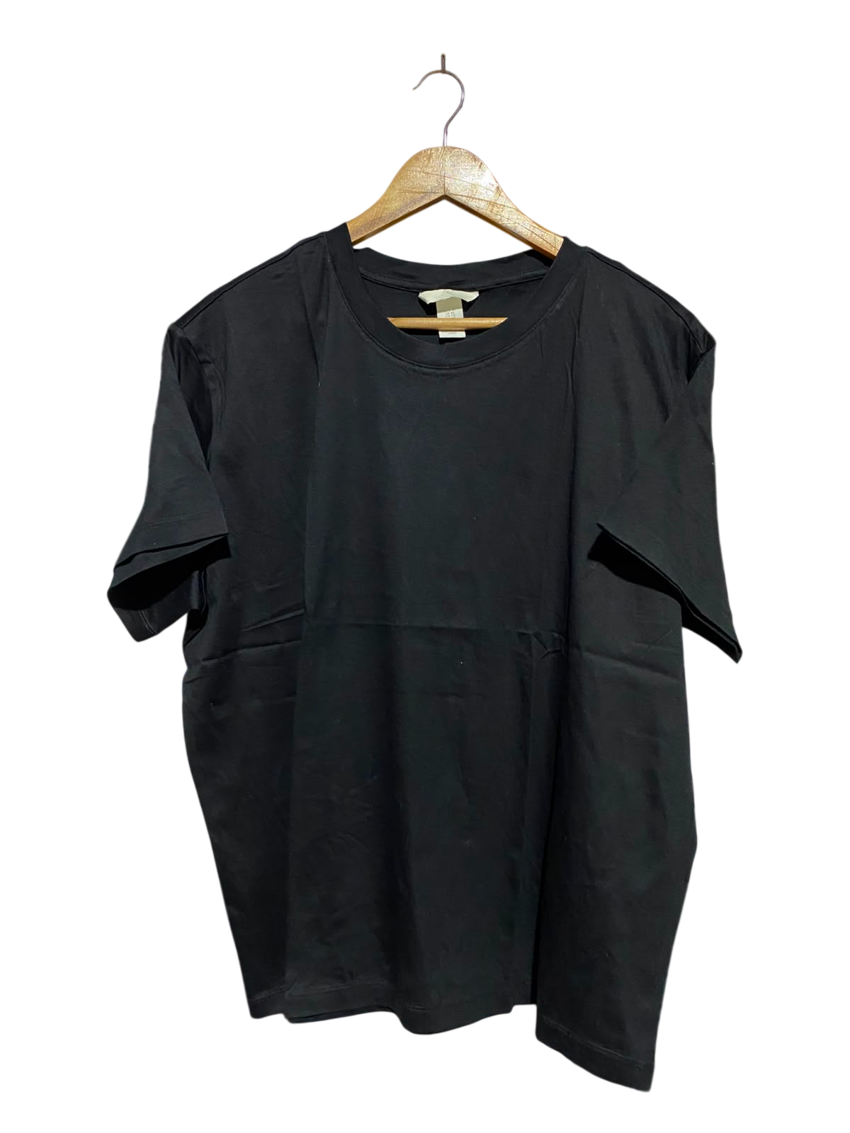 H&M |XL| BUST 25| A3| CLASSIC BLACK CREWNECK SHORT SLEEVE RELAXED FIT T-SHIRT