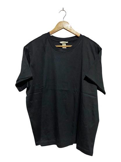 H&M |XL| BUST 25| A3| CLASSIC BLACK CREWNECK SHORT SLEEVE RELAXED FIT T-SHIRT