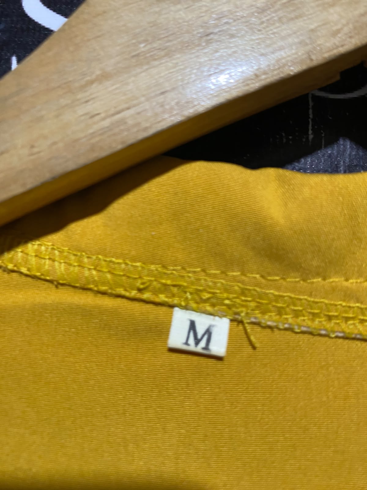 |M| BUST 20| A3| MUSTARD YELLOW NOTCH LAPEL TIE-CUFF BUTTON-FRONT TRENCH SHIRT DRESS