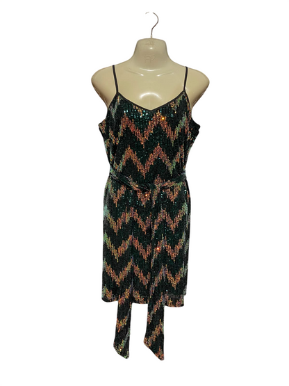STYLE CHEAT |M| BUST 18| A4| ATEMENT PARTY-READY SEQUINED MINI DRESS