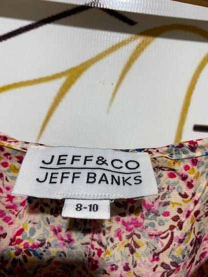 JEFF & CO |XS| A4| VIBRANT FLORAL SATIN CAMI AND TROUSER SET