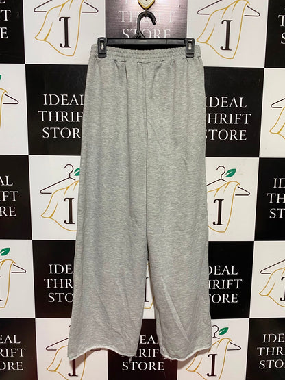 SHEIN |S| WAIST 26| A4| COMFORTABLE ELASTIC-WAIST GREY PALAZZO PANTS