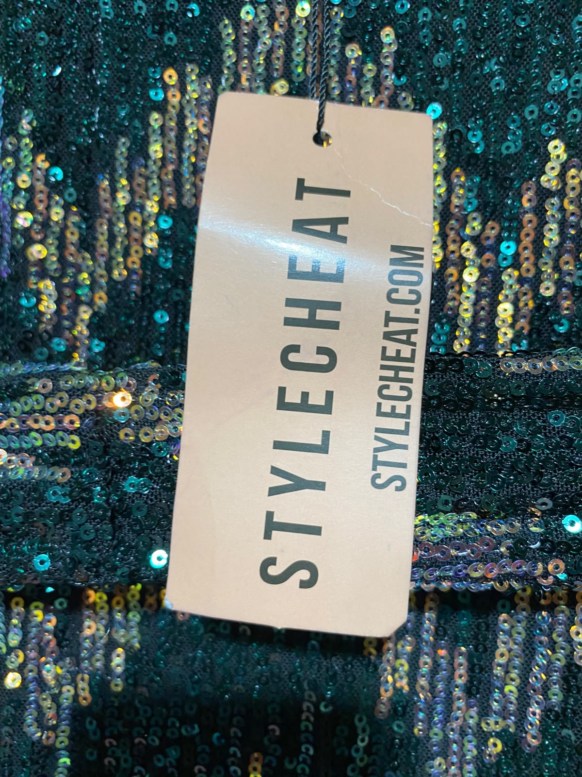 STYLE CHEAT |M| BUST 18| A4| ATEMENT PARTY-READY SEQUINED MINI DRESS