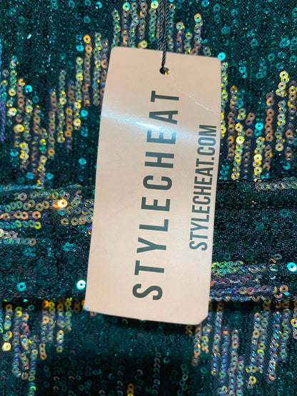 STYLE CHEAT |M| BUST 18| A4| ATEMENT PARTY-READY SEQUINED MINI DRESS