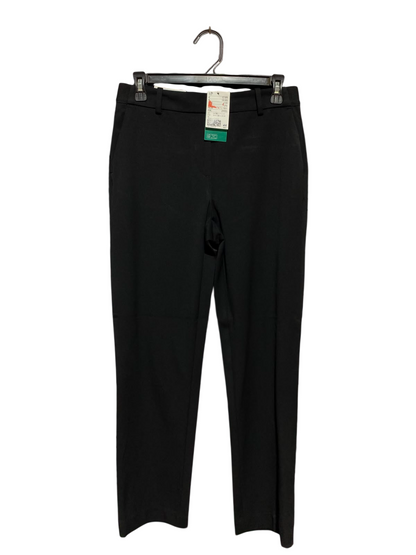 H&M |L| WAIST 29| A5| SOLID BLACK TAILORED SLIM-FIT DRESS TROUSERS