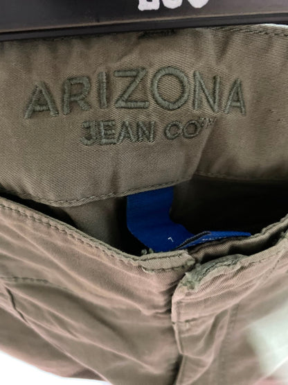 ARIZONA |M| WAIST 28| A5| HI-RISE STRAIGHT LEG OLIVE GREEN UTILITY CARGO PANTS