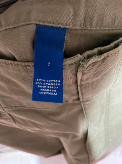 ARIZONA |M| WAIST 28| A5| HI-RISE STRAIGHT LEG OLIVE GREEN UTILITY CARGO PANTS