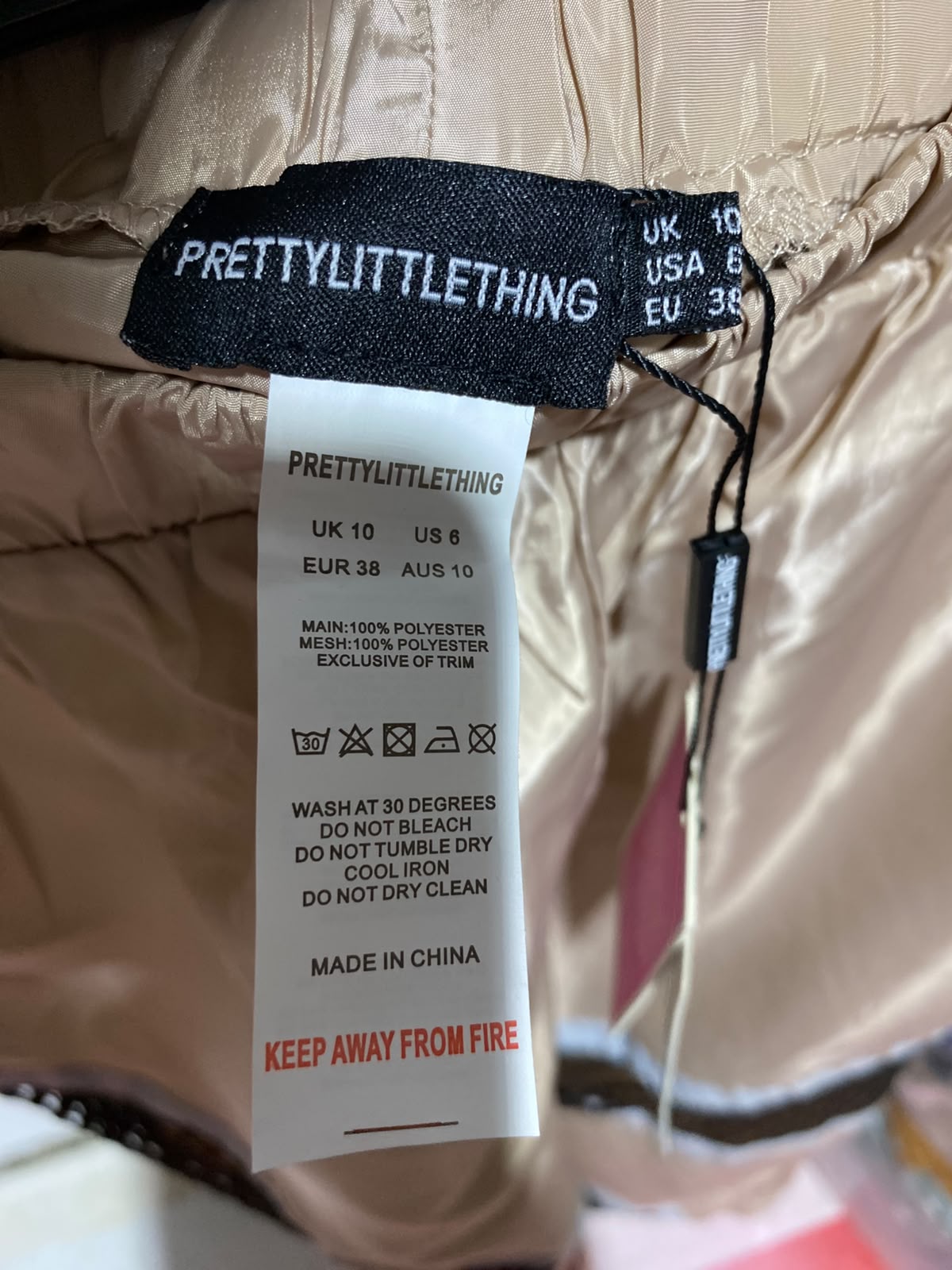 PRETTYLITTLE THING |S| WAIST 25| A5| GOLD SHIMMER MESH PANEL TRACK PANTS - HIGH-WAIST JOGGERS