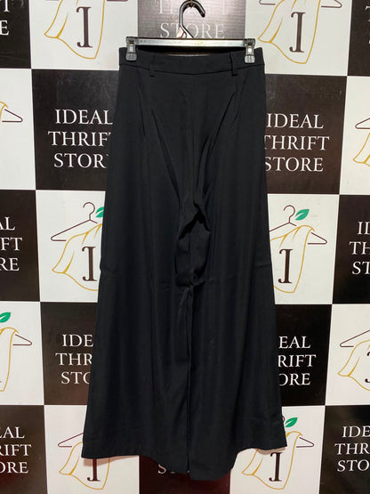 SHEIN |S| WAIST 26| A5| HIGH-WAISTED BLACK WIDE-LEG PLEATED DRESS PANTS - TAILORED TROUSERS