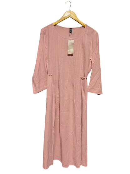 EMERY ROSE |XL| BUST 22| A6| DUSTY PINK A-LINE MIDI DRESS