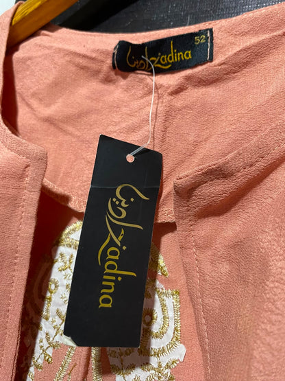 ZADINA |L| BUST 19| A6| ELASTIC DRAWSTRING LONG SLEEVE MODEST MAXI DRESS