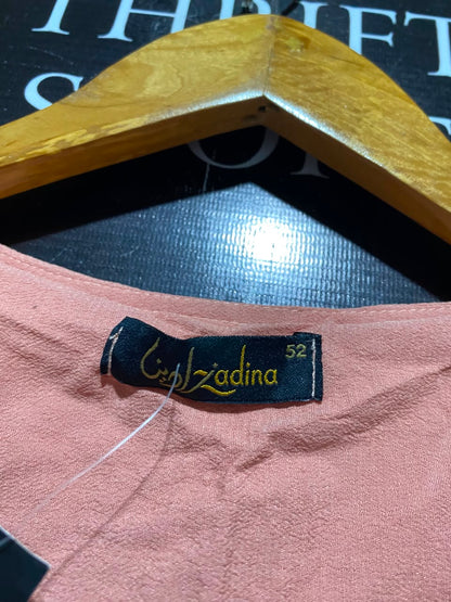ZADINA |L| BUST 19| A6| ELASTIC DRAWSTRING LONG SLEEVE MODEST MAXI DRESS