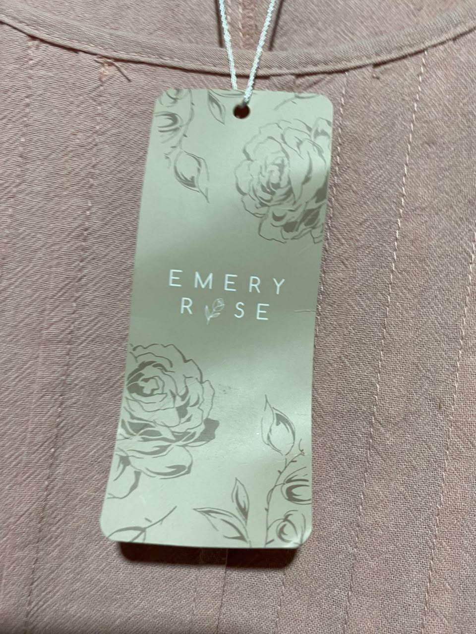 EMERY ROSE |XL| BUST 22| A6| DUSTY PINK A-LINE MIDI DRESS