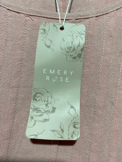 EMERY ROSE |XL| BUST 22| A6| DUSTY PINK A-LINE MIDI DRESS