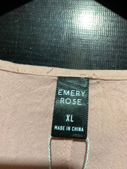 EMERY ROSE |XL| BUST 22| A6| DUSTY PINK A-LINE MIDI DRESS
